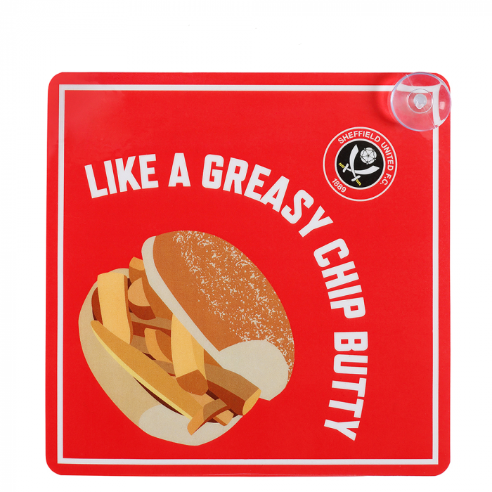 Chip Butty Window Sign
