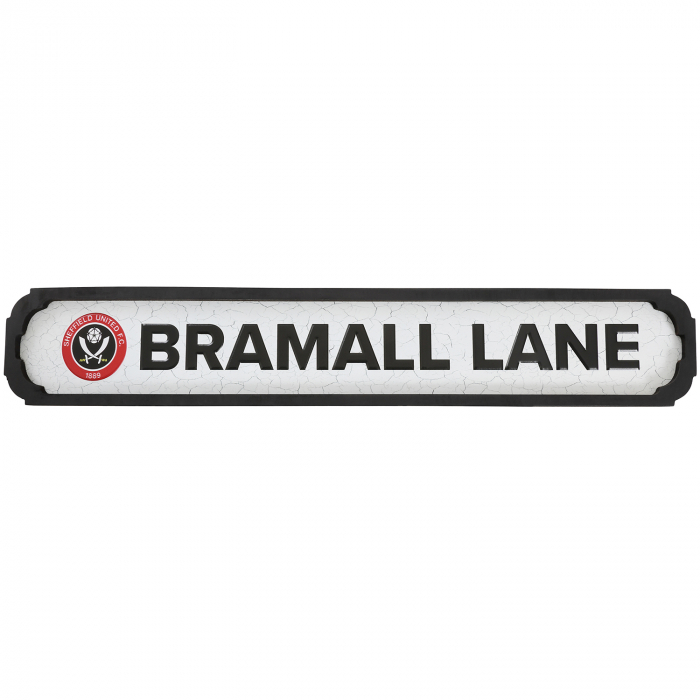 Wooden Frame Metal Street Sign