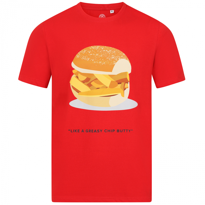 Adult Chip Butty Tee Red