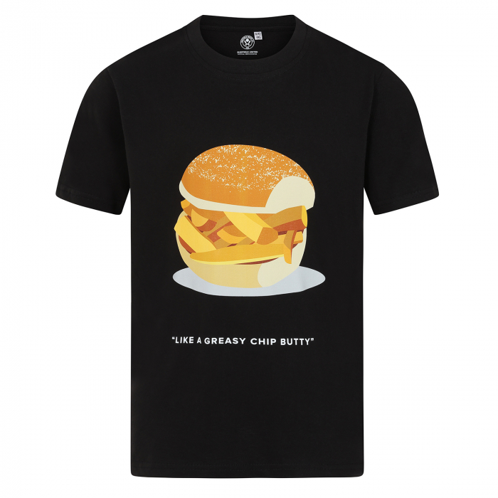 Junior Chip Butty Tee Black