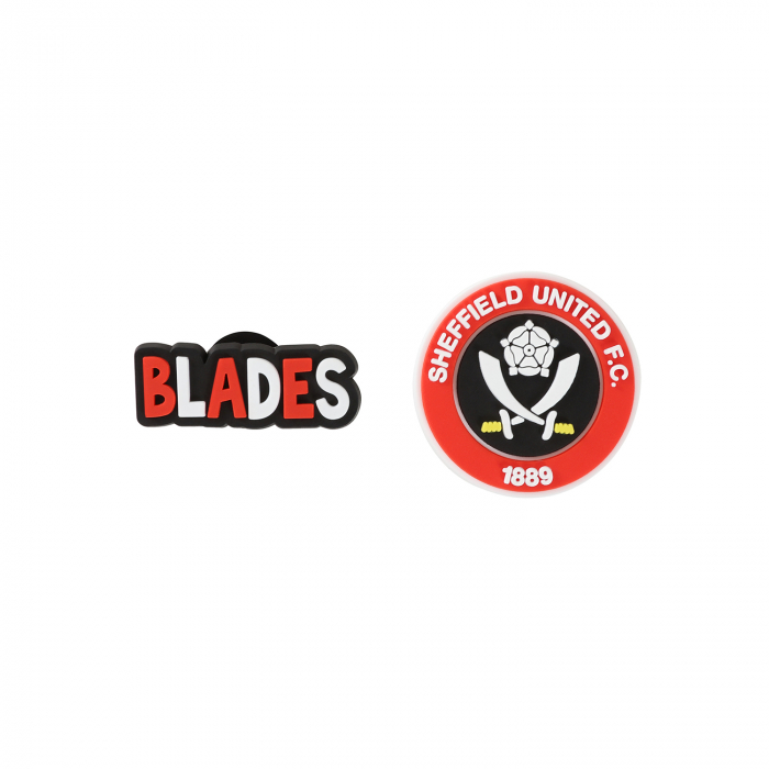 2PK Blades Crest Shoe Charms