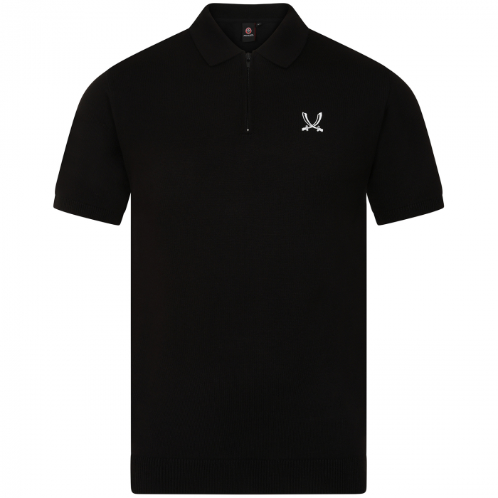 Essential Knit Zip Polo 