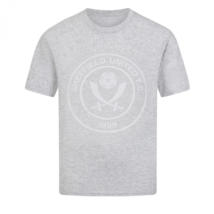 Junior Sheffield United Crest Tee Grey